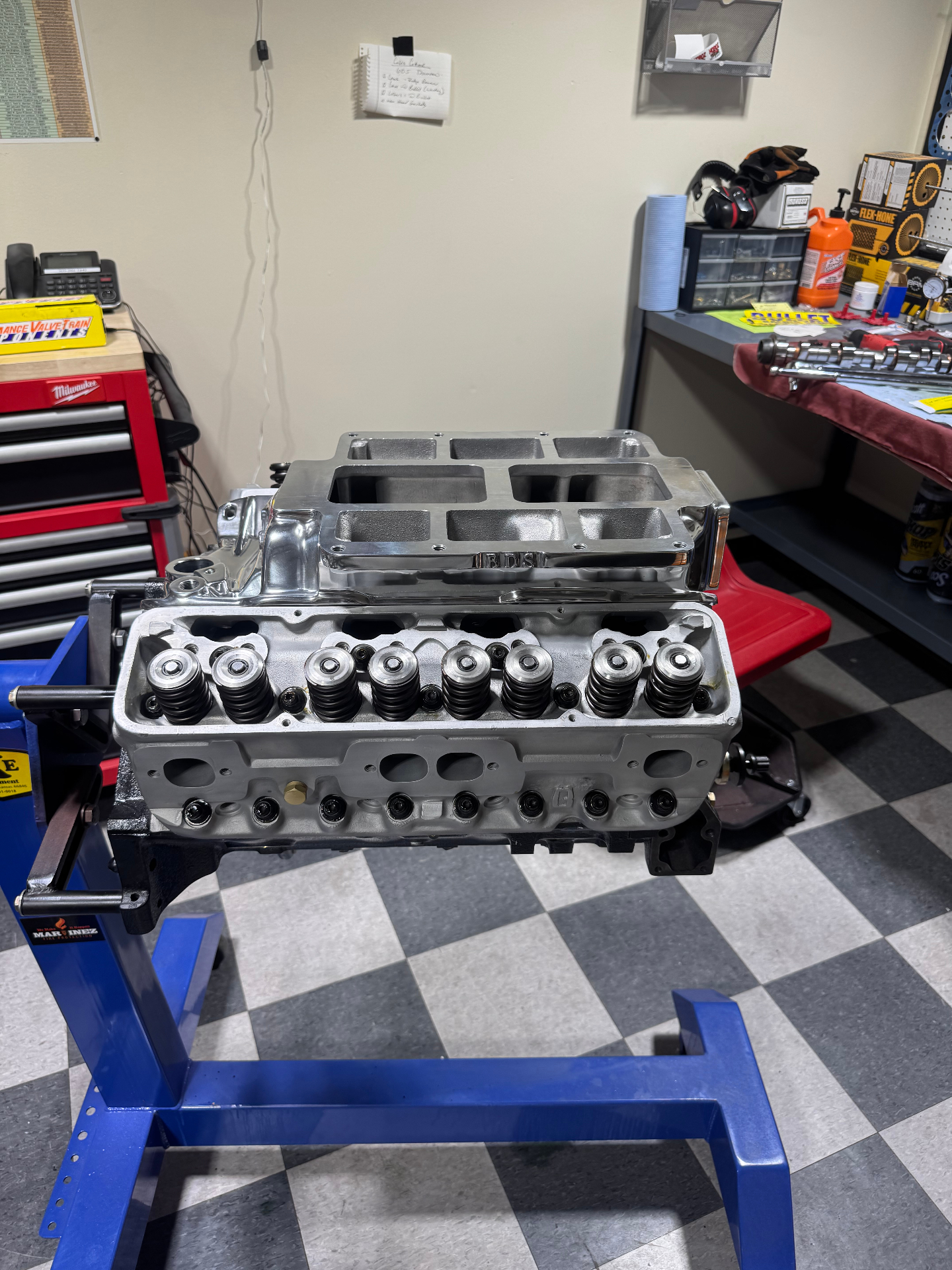 Polished intake and valvetrain engine build